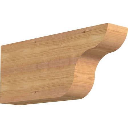 Ekena Millwork Carmel Smooth Rafter Tail, Western Red Cedar, 3 1/2"W x 8"H x 18"L RFT04X08X18CAR00SWR